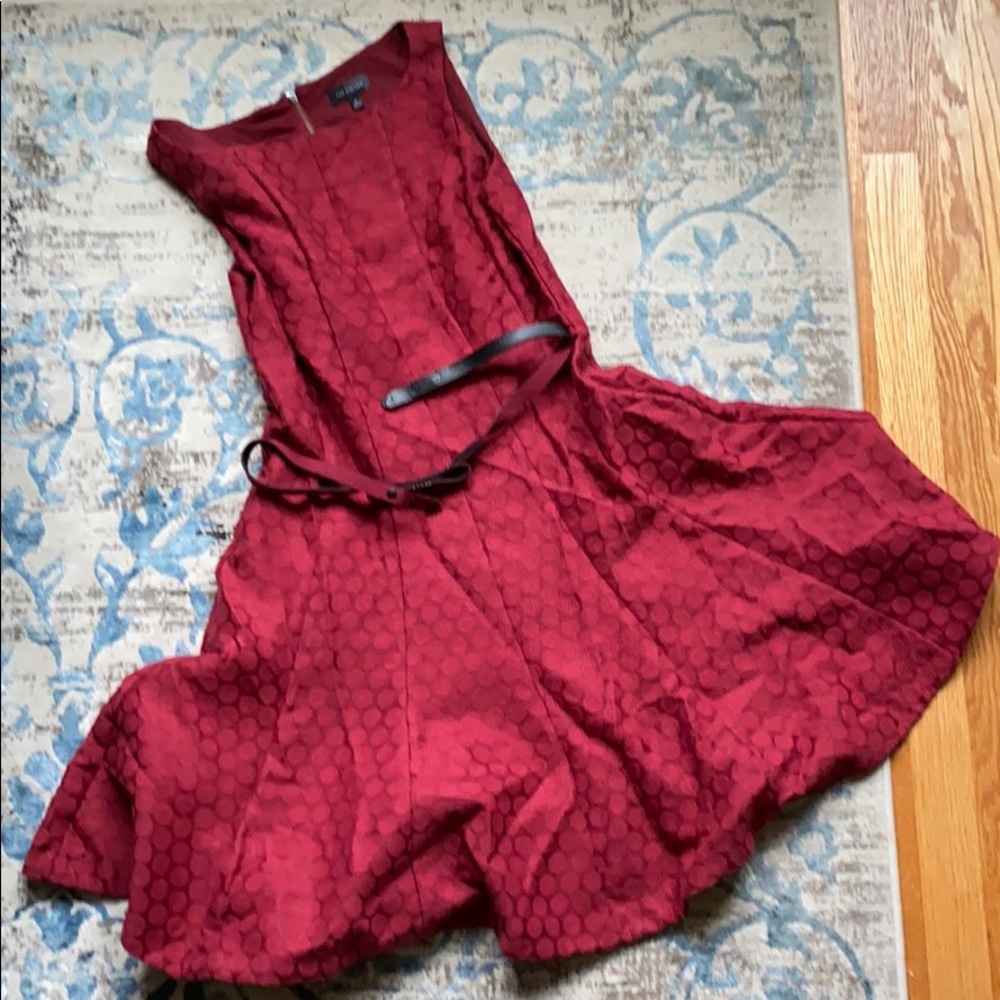 Holiday ready jacquard dress